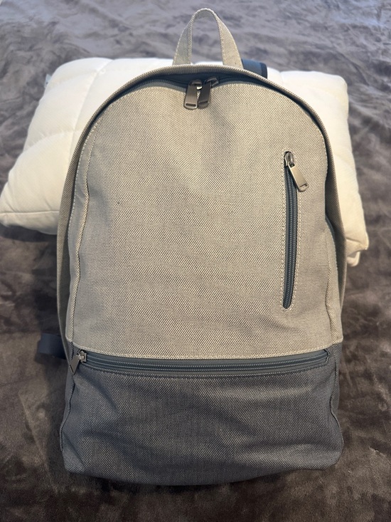 Skagen Other - Skagen Two-Tone Gray Canvas Backpack